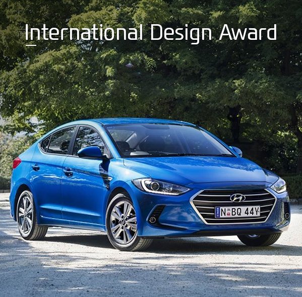 Elantra wins Design award 2016